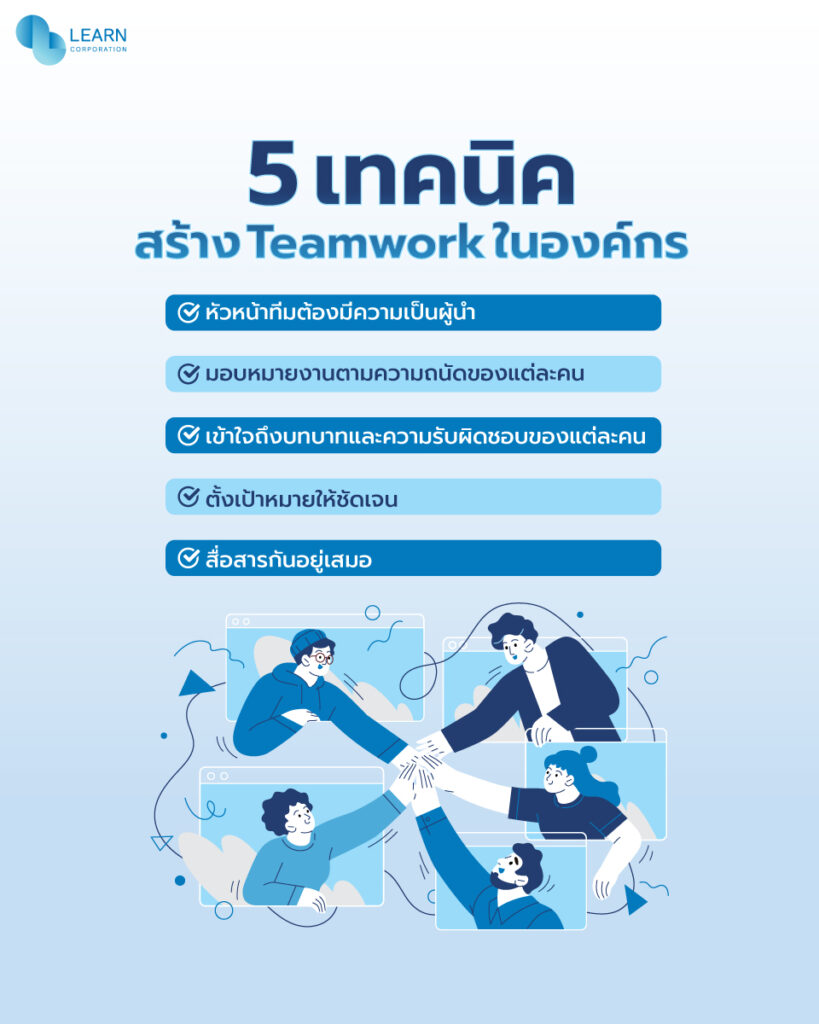 5 เทคนิคสร้าง Teamwork