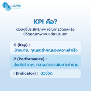 ตัวอย่าง KPI ของบริษัท